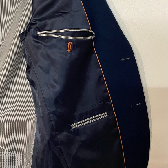 Dockers Men’s Classic Navy 2 Button Blazer SZ40R - Picture 8 of 10